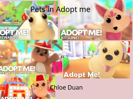 Pets in Adopt me - Free stories online. Create books for kids
